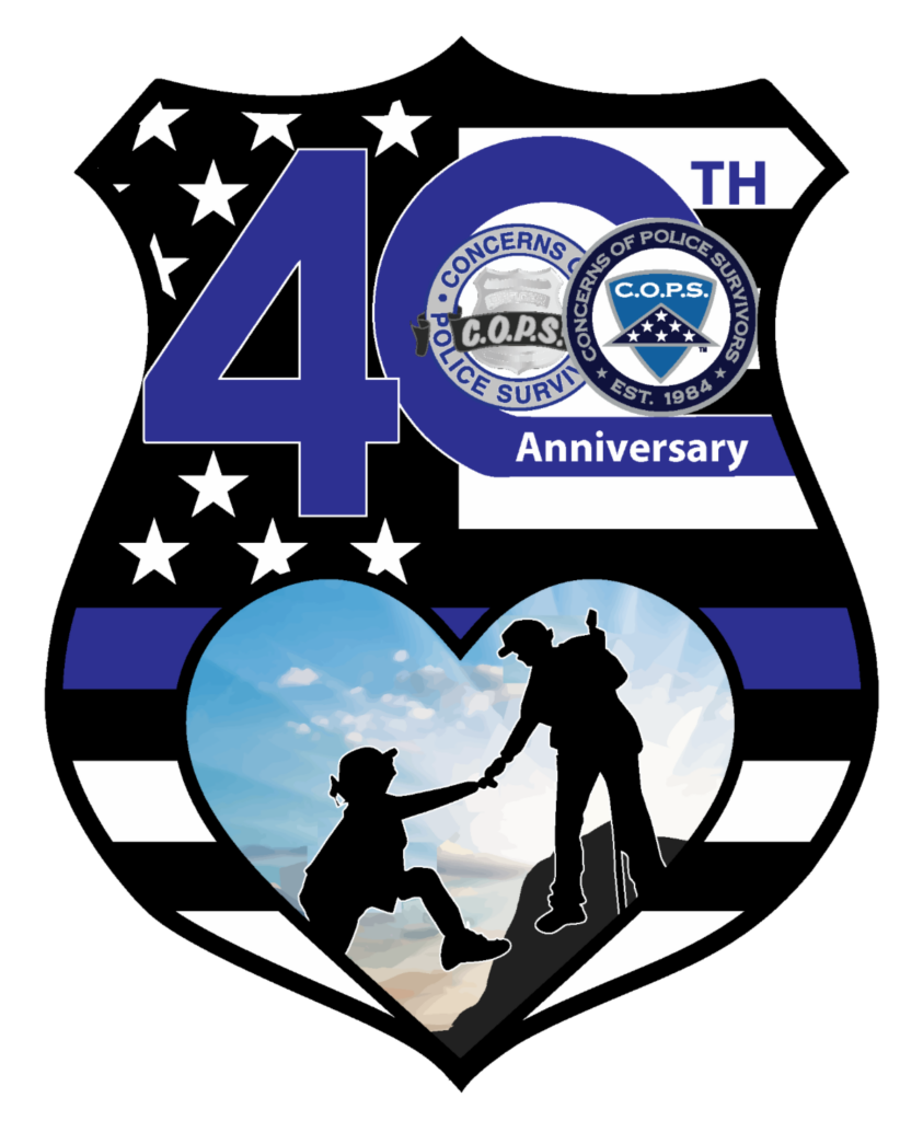 National Law Enforcement Appreciation Day L E A D   COPS 40th Logo 2024 843x1024 