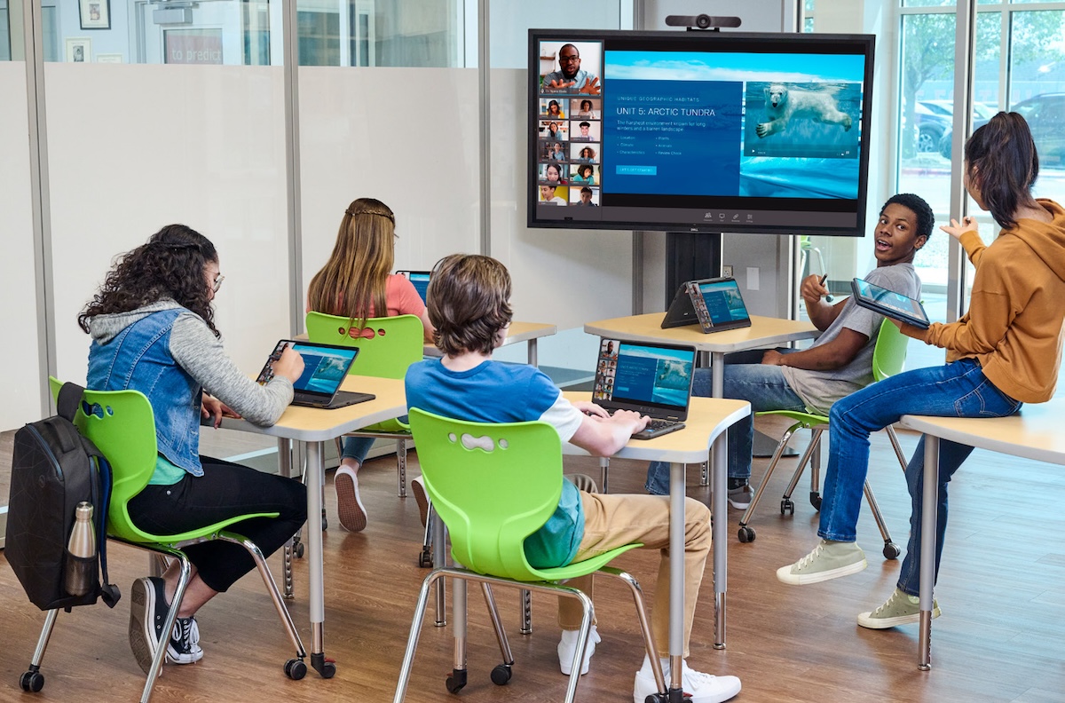 Transform Learning with DELL 75 4K Interactive Touch Monitor