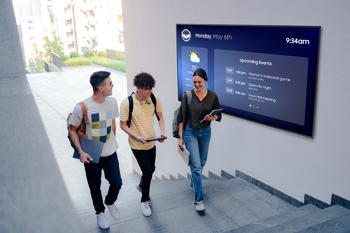 Spread Awareness Beyond the Classroom with Digital Signage